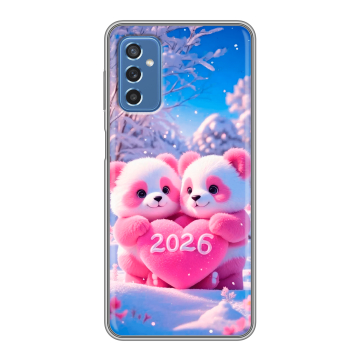 Силиконовый чехол на Samsung Galaxy M52 5G с принтом Новый год