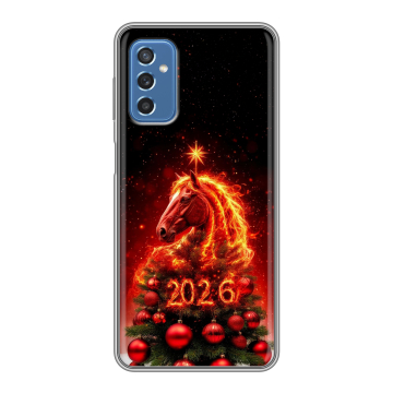 Силиконовый чехол на Samsung Galaxy M52 5G с принтом Новый год