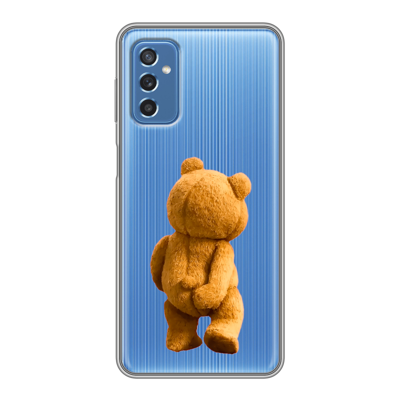 Силиконовый чехол на Samsung Galaxy M52 5G с принтом Медведь Силиконовый чехол на Samsung Galaxy M52 5G с принтом Медведь