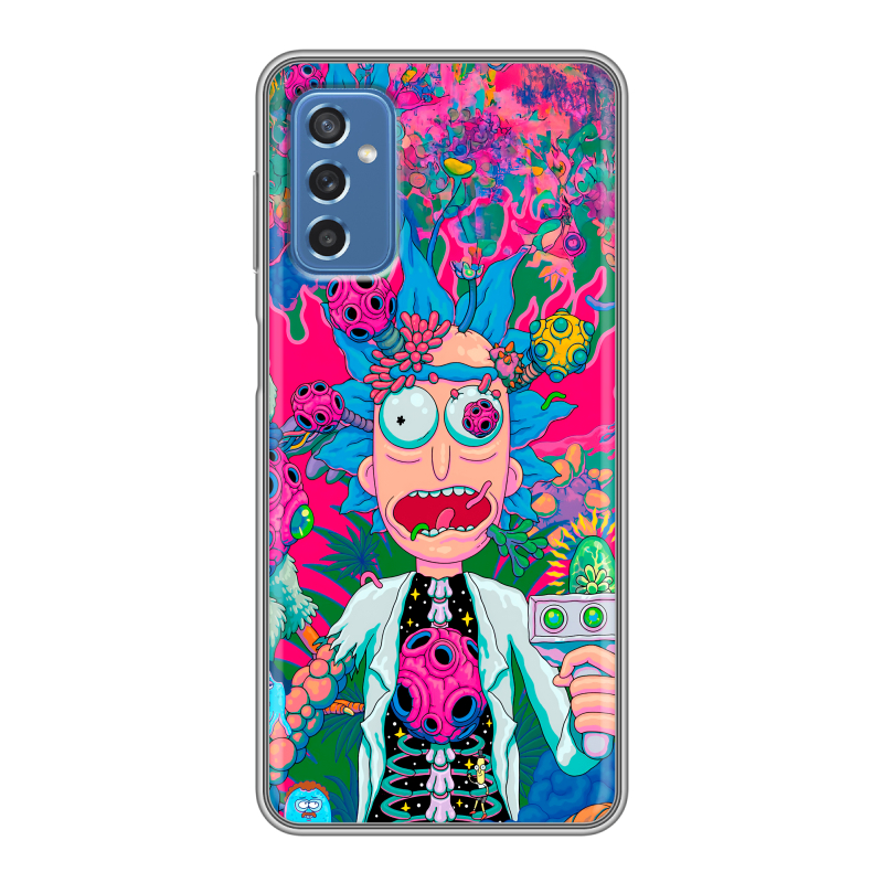 Силиконовый чехол на Samsung Galaxy M52 5G с принтом Рик и Морти Rick Morty Силиконовый чехол на Samsung Galaxy M52 5G с принтом Рик и Морти Rick Morty