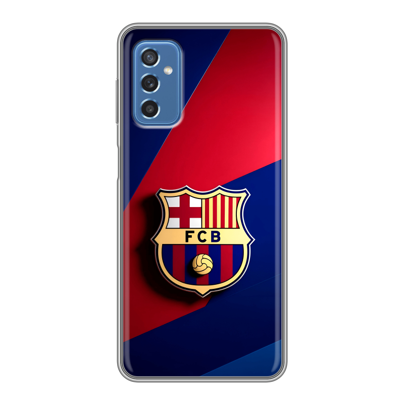 Силиконовый противоударный чехол на Samsung Galaxy M52 5G с принтом Барселона Barcelona Силиконовый противоударный чехол на Samsung Galaxy M52 5G с принтом Барселона Barcelona