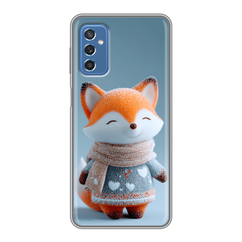 Силиконовый чехол на Samsung Galaxy M52 5G с принтом Лиса Силиконовый чехол на Samsung Galaxy M52 5G с принтом Лиса