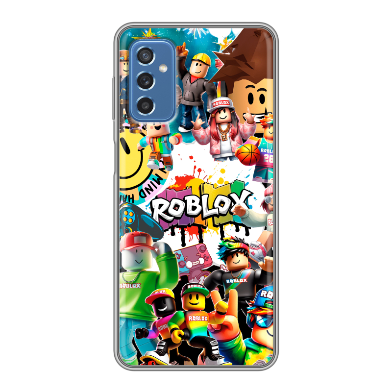 Силиконовый чехол на Samsung Galaxy M52 5G с принтом Roblox Роблокс Силиконовый чехол на Samsung Galaxy M52 5G с принтом Roblox Роблокс