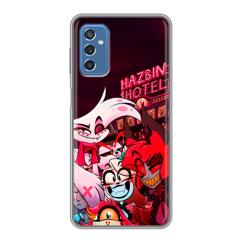 Силиконовый чехол на Samsung Galaxy M52 5G с принтом Hazbin Hotel Отель Хазбин Силиконовый чехол на Samsung Galaxy M52 5G с принтом Hazbin Hotel Отель Хазбин