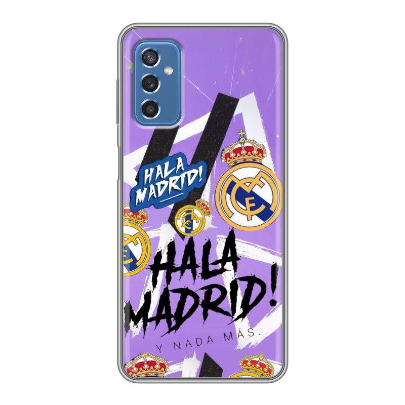 Силиконовый противоударный чехол на Samsung Galaxy M52 5G с принтом Real Madrid Реал Мадрид Силиконовый противоударный чехол на Samsung Galaxy M52 5G с принтом Real Madrid Реал Мадрид