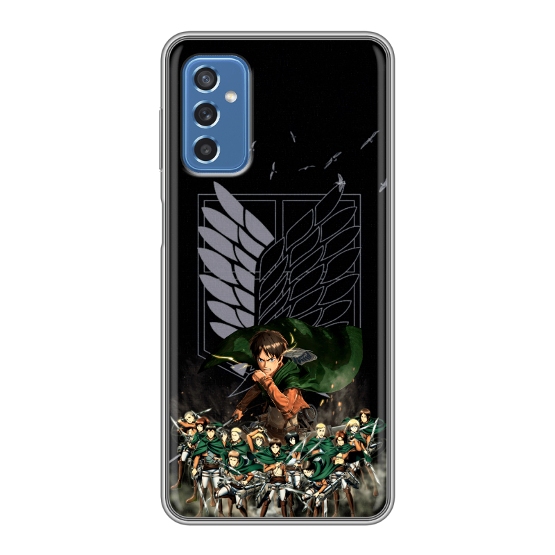 Силиконовый чехол на Samsung Galaxy M52 5G с принтом Атака титанов Силиконовый чехол на Samsung Galaxy M52 5G с принтом Атака титанов