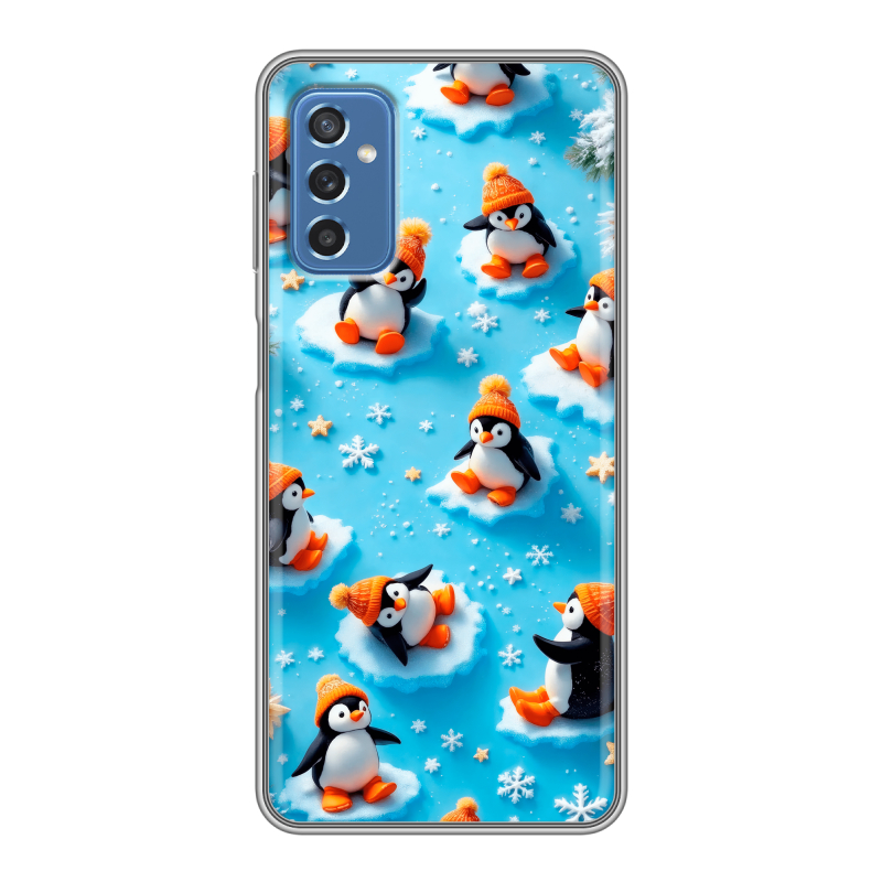Силиконовый чехол на Samsung Galaxy M52 5G с принтом Новый год Силиконовый чехол на Samsung Galaxy M52 5G с принтом Новый год