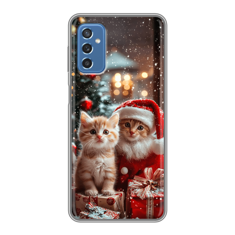 Силиконовый чехол на Samsung Galaxy M52 5G с принтом Новый год Силиконовый чехол на Samsung Galaxy M52 5G с принтом Новый год
