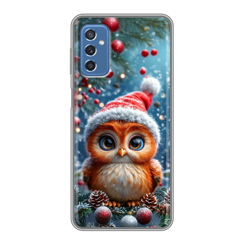 Силиконовый чехол на Samsung Galaxy M52 5G с принтом Новый год Силиконовый чехол на Samsung Galaxy M52 5G с принтом Новый год