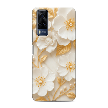 Силиконовый чехол на Vivo Y53s с принтом Цветы Силиконовый чехол на Vivo Y53s с принтом Цветы