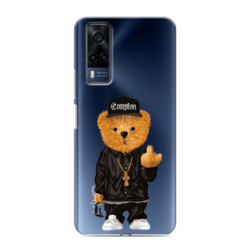 Силиконовый чехол на Vivo Y53s с принтом Мишка Силиконовый чехол на Vivo Y53s с принтом Мишка