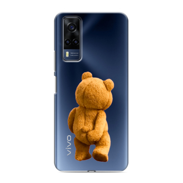 Силиконовый чехол на Vivo Y53s с принтом Медведь Силиконовый чехол на Vivo Y53s с принтом Медведь