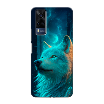 Силиконовый чехол на Vivo Y53s с принтом бабочки саккура Силиконовый чехол на Vivo Y53s с принтом бабочки саккура
