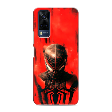 Силиконовый чехол на Vivo Y53s с принтом человек паук spiderman Силиконовый чехол на Vivo Y53s с принтом человек паук spiderman