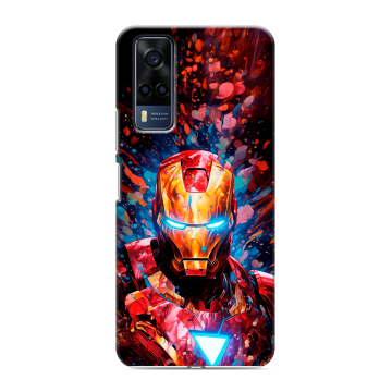 Силиконовый чехол на Vivo Y53s с принтом Железный человек Ironman Силиконовый чехол на Vivo Y53s с принтом Железный человек Ironman