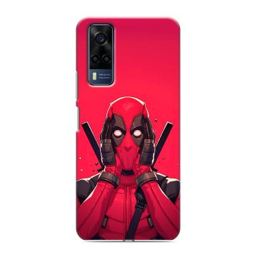 Силиконовый чехол на Vivo Y53s с принтом Дедпул Deadpool Силиконовый чехол на Vivo Y53s с принтом Дедпул Deadpool