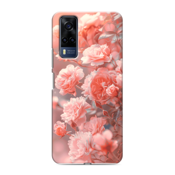 Силиконовый чехол на Vivo Y53s с принтом Розы цветы Силиконовый чехол на Vivo Y53s с принтом Розы цветы