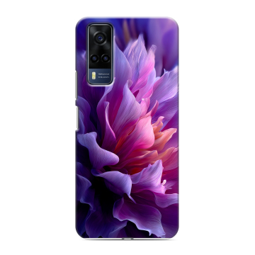 Силиконовый чехол на Vivo Y53s с принтом женский цветы Силиконовый чехол на Vivo Y53s с принтом женский цветы