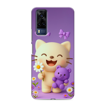 Силиконовый чехол на Vivo Y53s с принтом для девочек Силиконовый чехол на Vivo Y53s с принтом для девочек