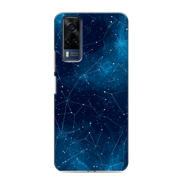 Силиконовый чехол на Vivo Y53s с принтом Космос звезды