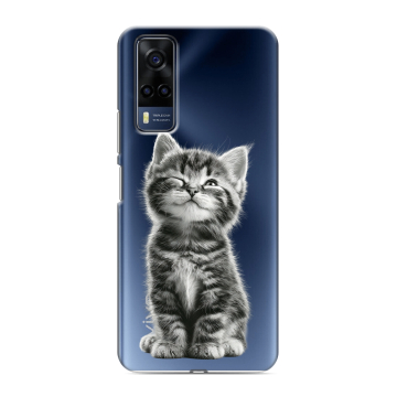 Силиконовый чехол на Vivo Y53s с принтом Котенок Силиконовый чехол на Vivo Y53s с принтом Котенок