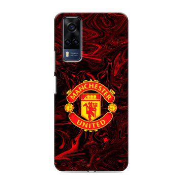 Силиконовый чехол на Vivo Y53s с принтом Manchester United