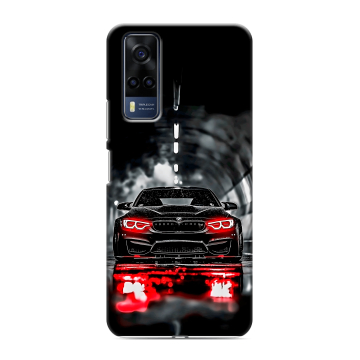 Силиконовый чехол на Vivo Y53s с принтом BMW БМВ