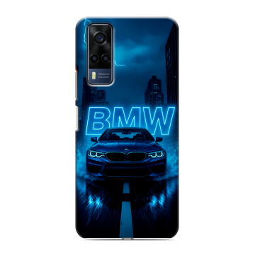 Силиконовый чехол на Vivo Y53s с принтом BMW БМВ Силиконовый чехол на Vivo Y53s с принтом BMW БМВ