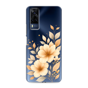 Силиконовый чехол на Vivo Y53s с принтом для девушки