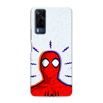 Силиконовый чехол на Vivo Y53s с принтом Spiderman Человек паук