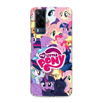 Силиконовый чехол на Vivo Y53s с принтом My little pony Дружба чудо