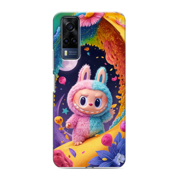 Силиконовый чехол на Vivo Y53s с принтом Labubu Лабубу Силиконовый чехол на Vivo Y53s с принтом Labubu Лабубу