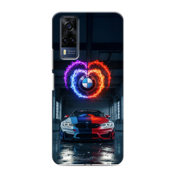 Силиконовый чехол на Vivo Y53s с принтом BMW БМВ Силиконовый чехол на Vivo Y53s с принтом BMW БМВ
