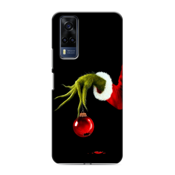 Силиконовый чехол на Vivo Y53s с принтом Новый год Гринч