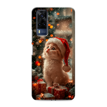Силиконовый чехол на Vivo Y53s с принтом Новый год