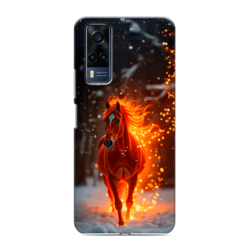 Силиконовый чехол на Vivo Y53s с принтом Новый год Силиконовый чехол на Vivo Y53s с принтом Новый год