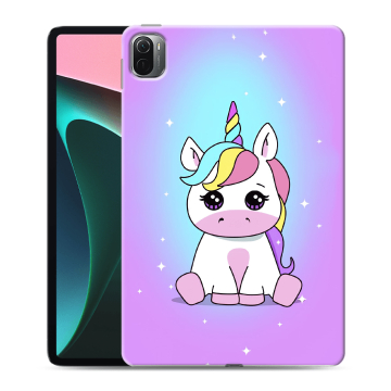 Силиконовый чехол на планшета Xiaomi Pad 5 с принтом Единорог