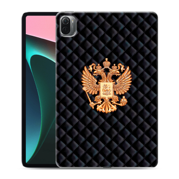 Силиконовый чехол на Xiaomi Pad 5 с принтом Герб России принт