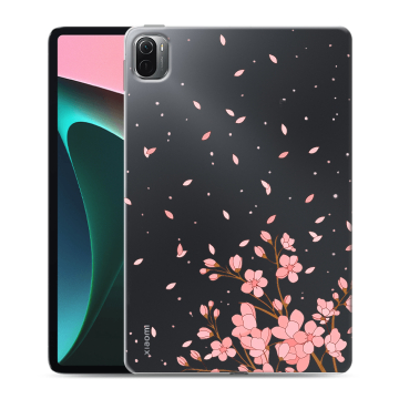 Силиконовый чехол на Xiaomi Pad 5 с принтом Ветка сакуры