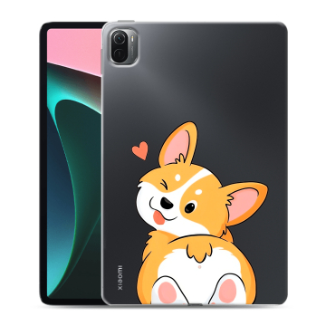 Силиконовый чехол на Xiaomi Pad 5 с принтом Корги