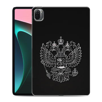 Силиконовый чехол на Xiaomi Pad 5 с принтом Герб России Силиконовый чехол на Xiaomi Pad 5 с принтом Герб России