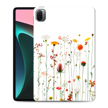 Силиконовый чехол на Xiaomi Pad 5 с принтом цветы