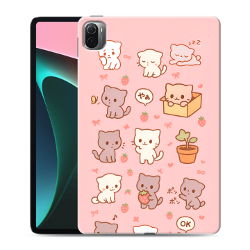Силиконовый чехол на Xiaomi Pad 5 с принтом Hello Kitty Хелоу Кити
