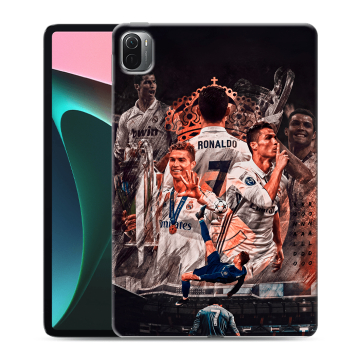 Силиконовый чехол на Xiaomi Pad 5 с принтом Реал Роналдо Real Ronaldo Силиконовый чехол на Xiaomi Pad 5 с принтом Реал Роналдо Real Ronaldo