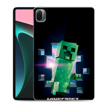 Силиконовый чехол на Xiaomi Pad 5 с принтом Майнкрафт Minecraft