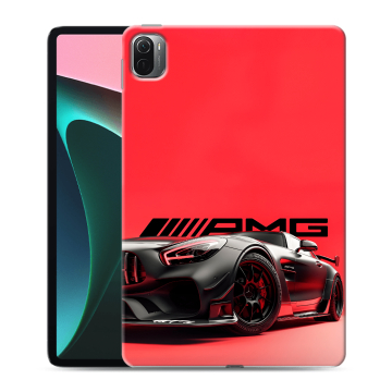 Силиконовый чехол на Xiaomi Pad 5 с принтом Мерседес Mercedes AMG Силиконовый чехол на Xiaomi Pad 5 с принтом Мерседес Mercedes AMG