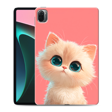 Силиконовый чехол на Xiaomi Pad 5 с принтом Розовый котенок Силиконовый чехол на Xiaomi Pad 5 с принтом Розовый котенок