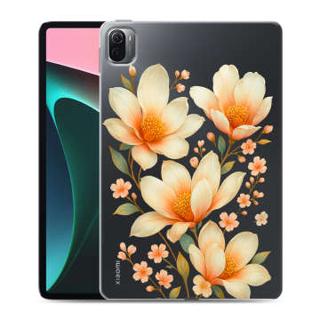 Силиконовый чехол на Xiaomi Pad 5 с принтом Цветы Силиконовый чехол на Xiaomi Pad 5 с принтом Цветы