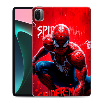 Силиконовый чехол на Xiaomi Pad 5 с принтом Spiderman Человек паук Силиконовый чехол на Xiaomi Pad 5 с принтом Spiderman Человек паук
