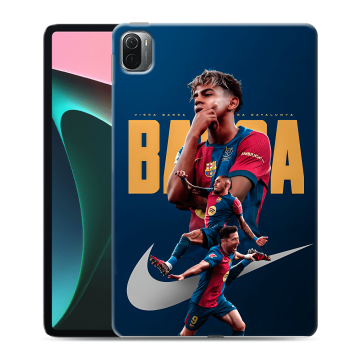 Силиконовый чехол на Xiaomi Pad 5 с принтом Барселона Barca Yamal 